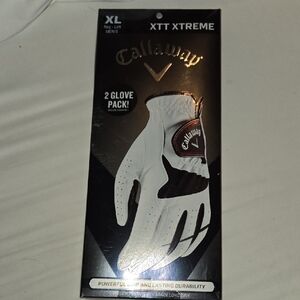 Callaway XTT Xtreme Men's Gloves - Black and White